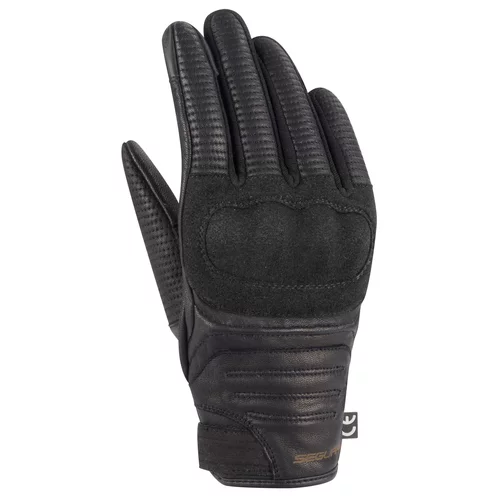 gants segura stoney noir ete moto vintage biker homme