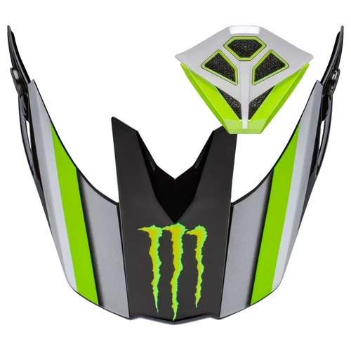 kit visiere ventilation de bouche bell moto 10 pro circuit noir vert
