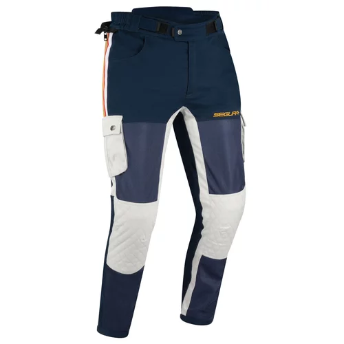 pantalon segura mojo pant bleu marine adventure moto trail vintage