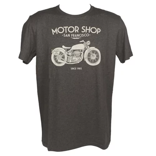 tee shirt moto vintage harisson motor shop gris biker homme custom
