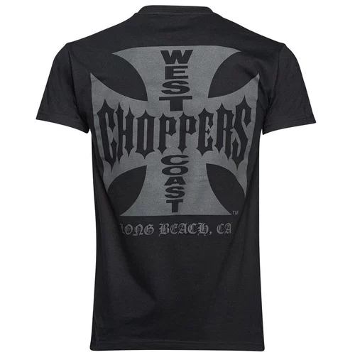 tee shirt west coast choppers og classic solid black biker
