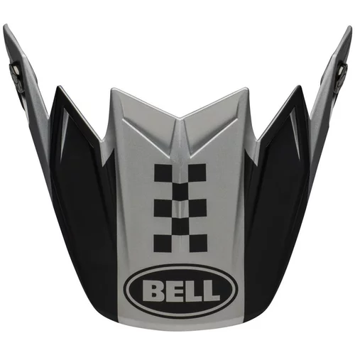visiere bell moto 9 flex breakaway matte silver black visor piece casque
