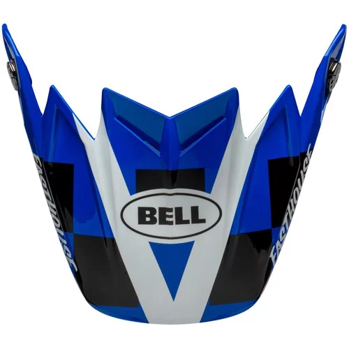 visiere bell moto 9 flex fasthouse did 20 gloss blue white bleu visor