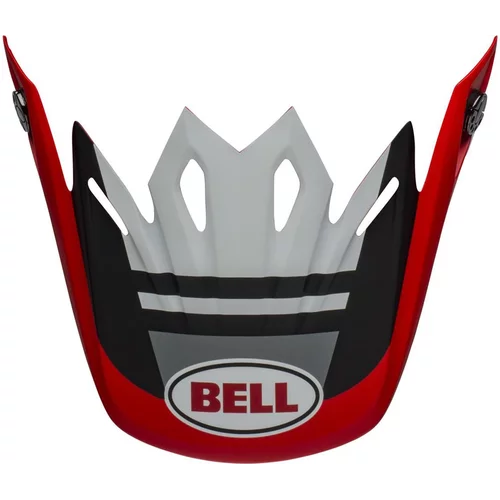 visiere bell moto 9 mips prophecy matte white red black visor