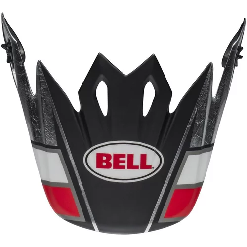 visiere bell mx 9 mips twitch replica matte black red white visor