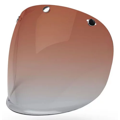 visiere droite bell custom 500 3 snap shield amber gradient 7084713