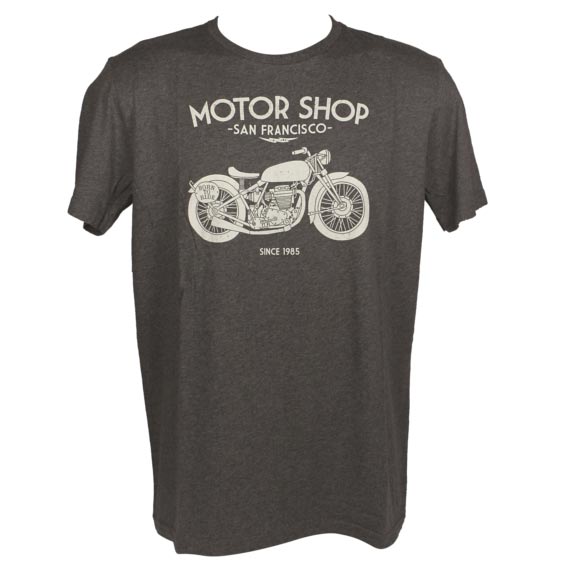 Tee shirt moto Harisson Motor Shop, vintage, biker, gris, homme