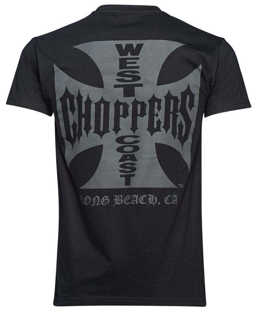 tee shirt west coast choppers og classic solid black biker