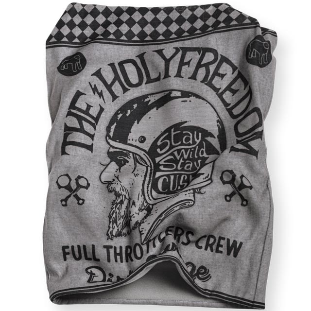 Tour de cou biker Holy Freedom Skull Pile - Bandana moto